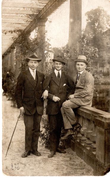 Datei:P3828 Drei Holzäuser V.jpg